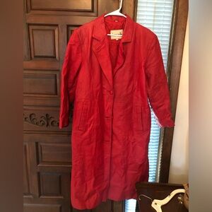 Donna Pelle leather coat vintage